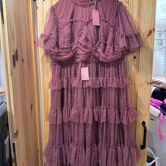 NWT Ivy City Co Mulberry Whimsical Midi Dress Size 4X - Picture 2 of 2